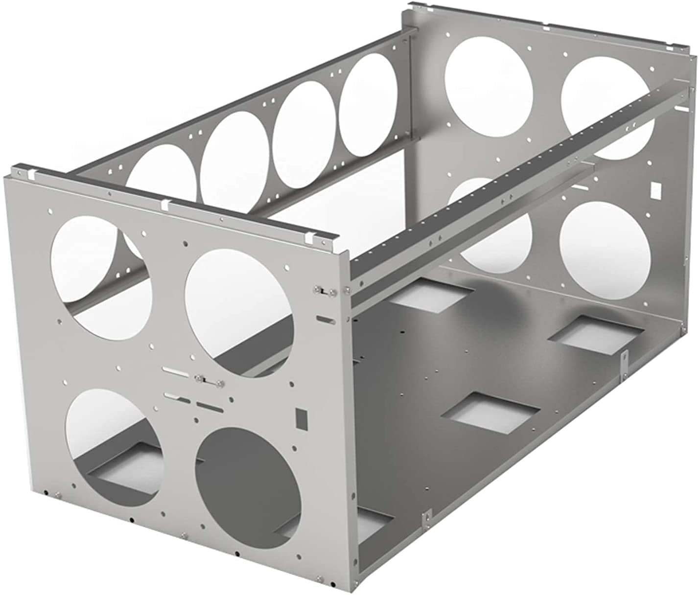 Amazon.co.jp: DOMIYA スタッカブルオープンマイニングリグフレームマイニングETH ETC ZEC イーサリアムアクセサリーツール  GPU 静音タイプサポート ATX電源、拡張電源をサポート(6/8/12 GPU) : パソコン・周辺機器