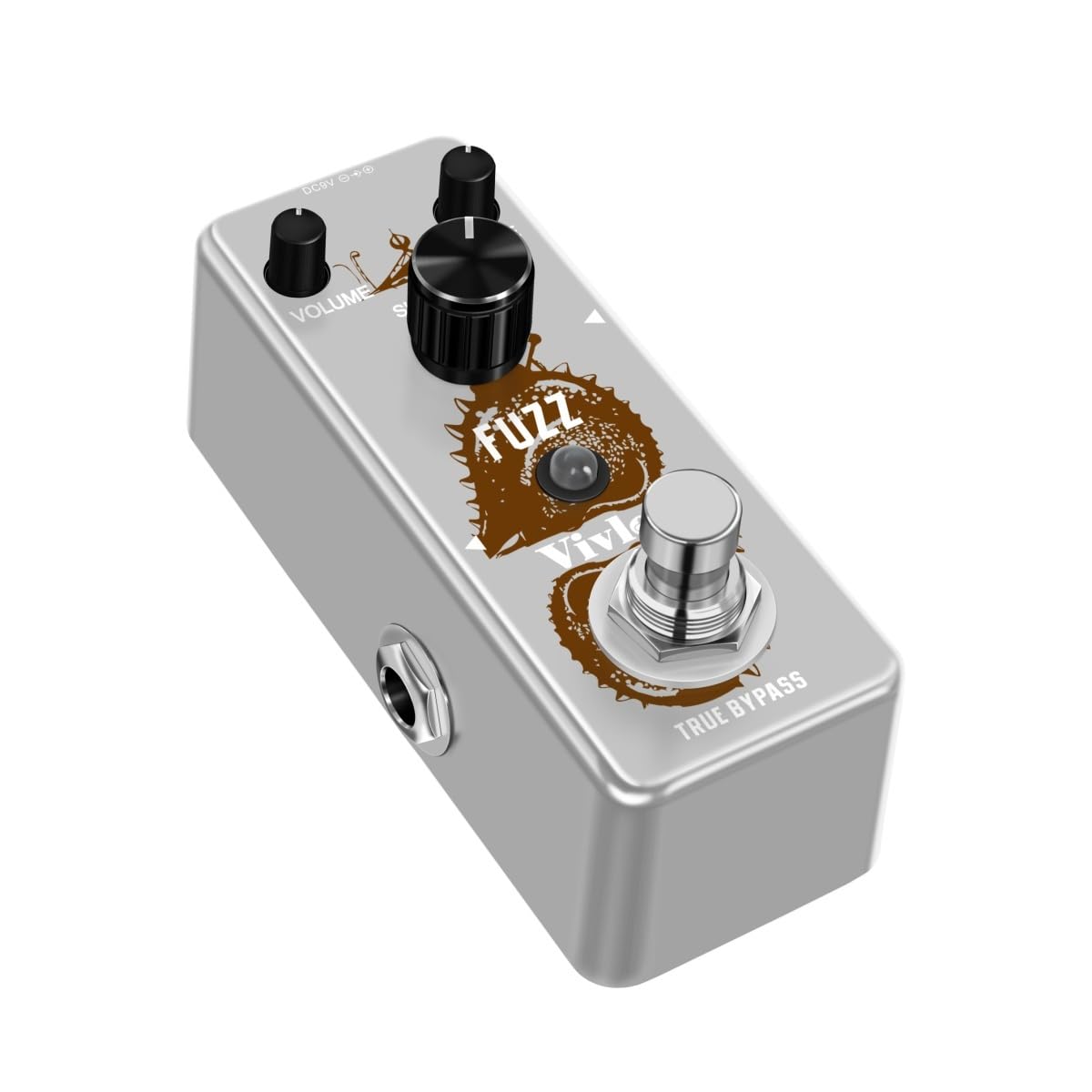 Pedał Gitarowy Mini Fuzz - Efekt True Bypass Fuzz Do Gitary Elektrycznej I Basu