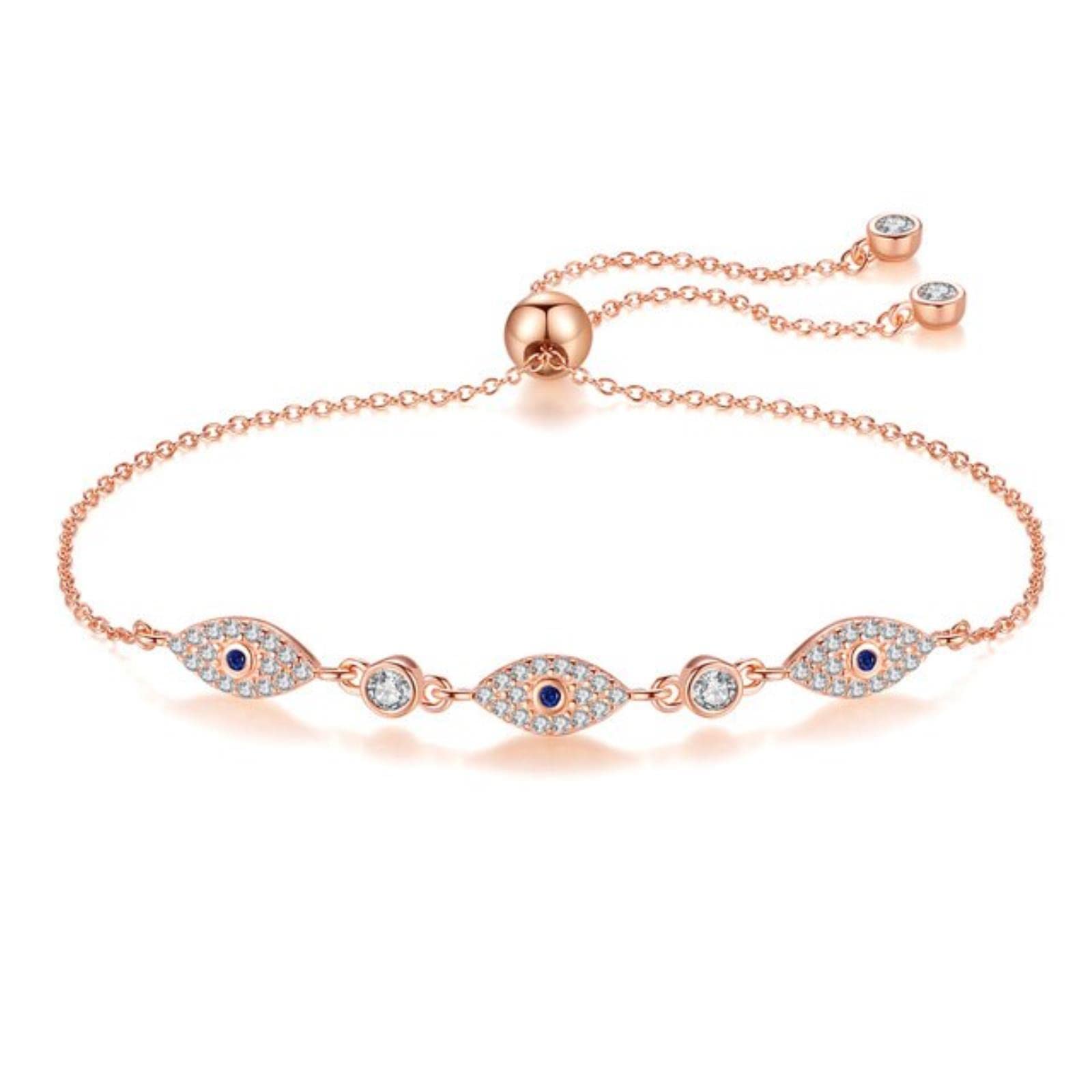 Pulseras De Ojo Malvado De Esmalte De Plata De Ley 925 Para Mujer, Brazalete De Mano De Hamsa Fátima, Joyería De Moda Femenina Vintage