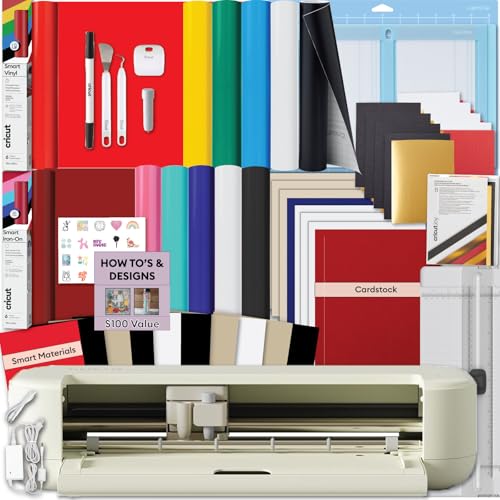 Cricut Explore 5 Multicolor Essential Bundle with...