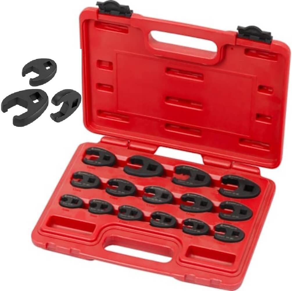 Hellery Crowfoot Wrench Set 8mm - Fahrrad Werkzeug Für Mountainbike Reparatur