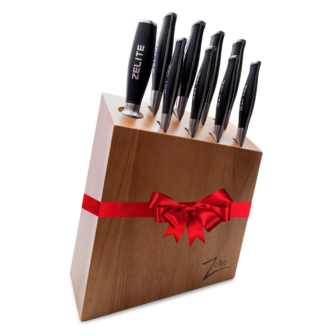 Amazon.com: Zelite Infinity Knife Block Set (9-pc), Kitchen Knife