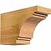 Ekena Millwork RFT06X10X16PEC00RWR Pescadero Rough Sawn Rustic Wood Rafter Tails