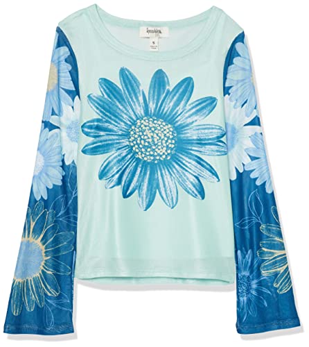 Image of Speechless Girls' Bell Sleeve Mesh Top