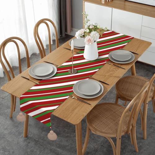 Chemin de table lavable anti-tache et résistant chaleur pour cuisine - 2