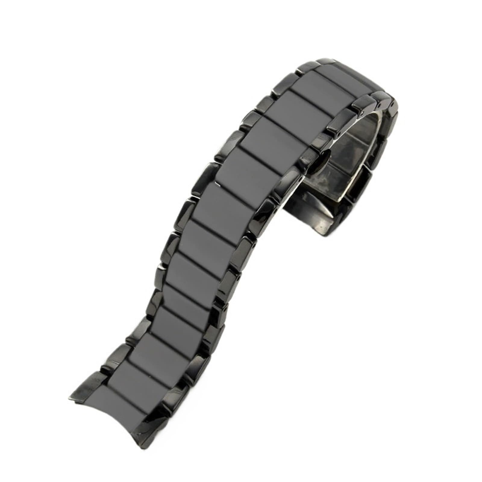 Correa de reloj de metal de cerámica Correa de reloj de liberación rápida 22 mm, 24 mm Pulsera de repuesto universal for hombres y mujeres Accesorios for relojes inteligentes