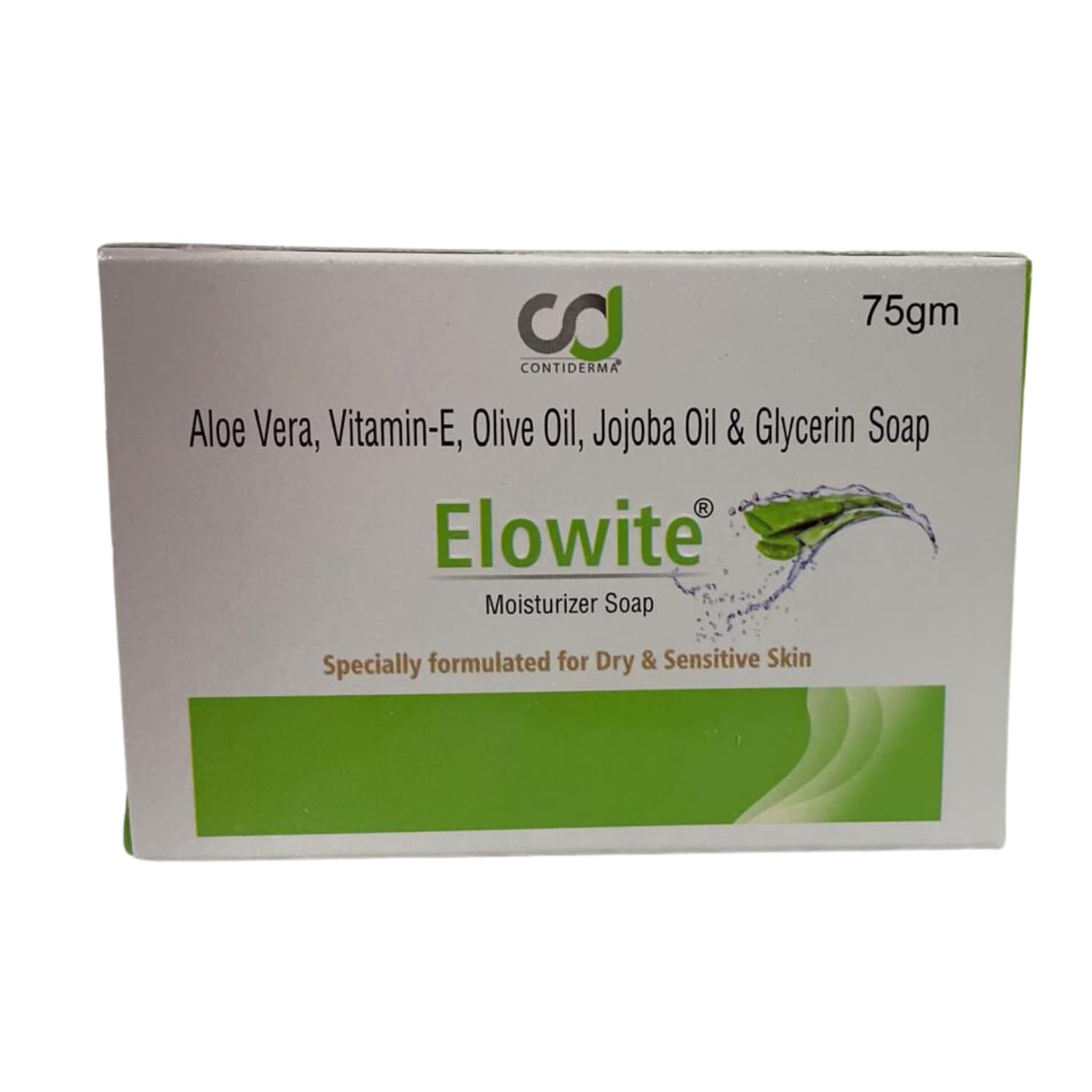 DermaShoap Elowite Moisturizer Soap with Aloe Vera, Vitamin E, Olive Oil, Jojoba Oil And Glycerin | Nourishing Bathing Bar for Dry And Sensitive Skin | Gentle Hydration Soap-image-7