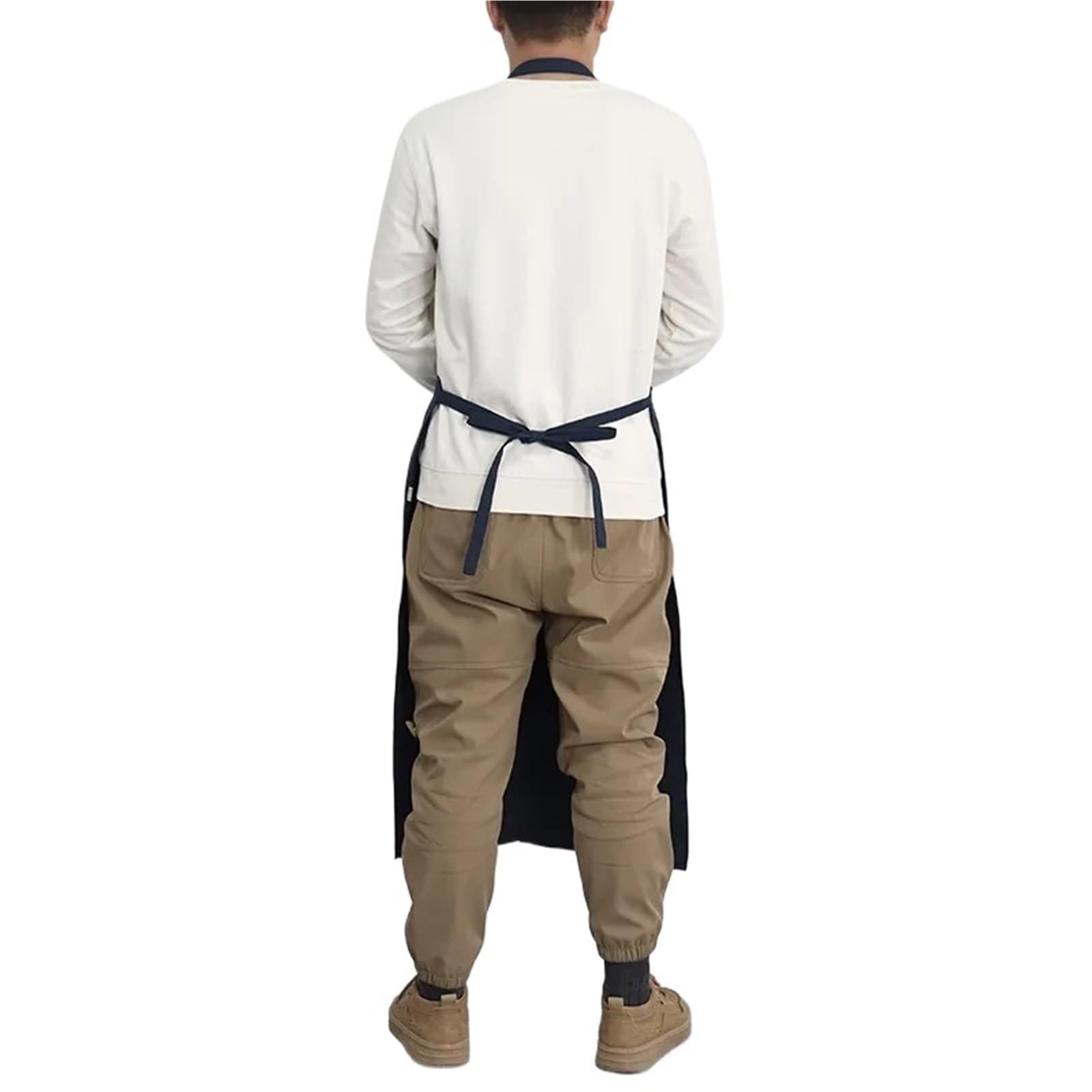 Tablier Potier à Jambes Séparées Tablier en toile, pantalon fendu, col montant, ajustable, tablier de travail for le dessin