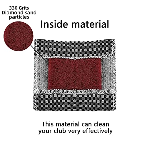 Image of Scott Edward 4pcs Pool Cue Cleaner Slicker Towel Burnisher Shaft Cloth Set (Purple)