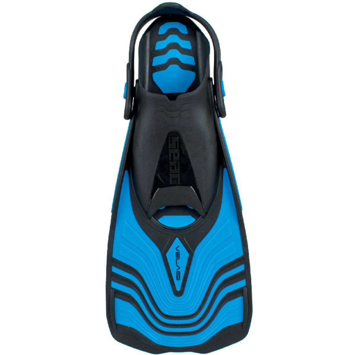 SEAC Vela Oh, Palmes Courtes de Natation avec Tuba et Piscine avec Sangle réglable
