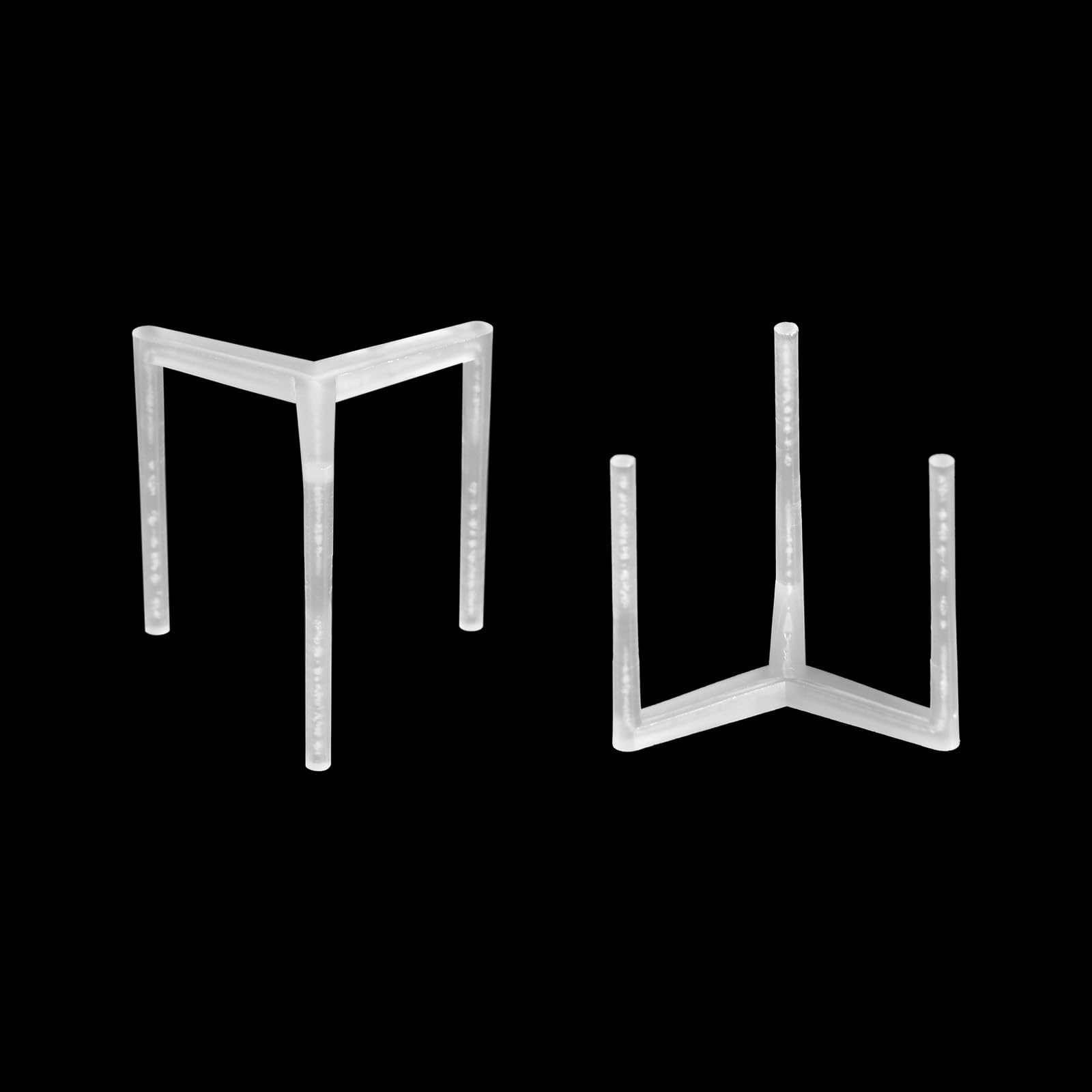 100 Pezzi Supporto Per Pizza Treppiede Bianco - Foto 4