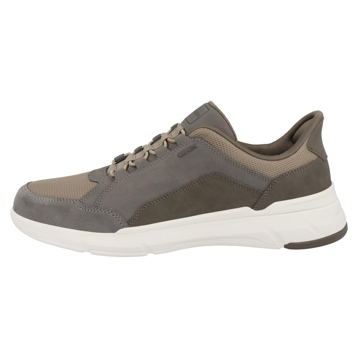 Geox Zapatillas para Hombre U VITTOUR A, DK Grey/LT Grey, 43 EU