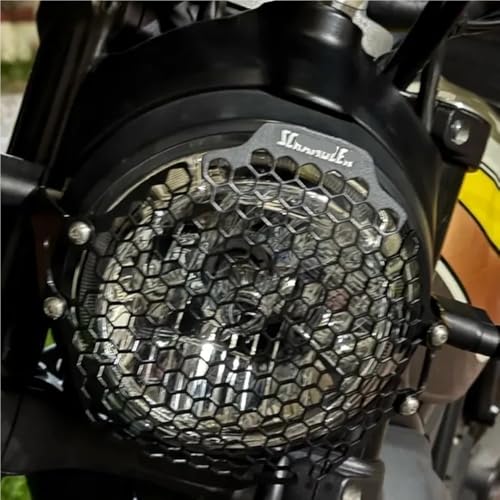 Cache latéral phare Scrambler 800 et grille en acier de qualité supérieure - 2
