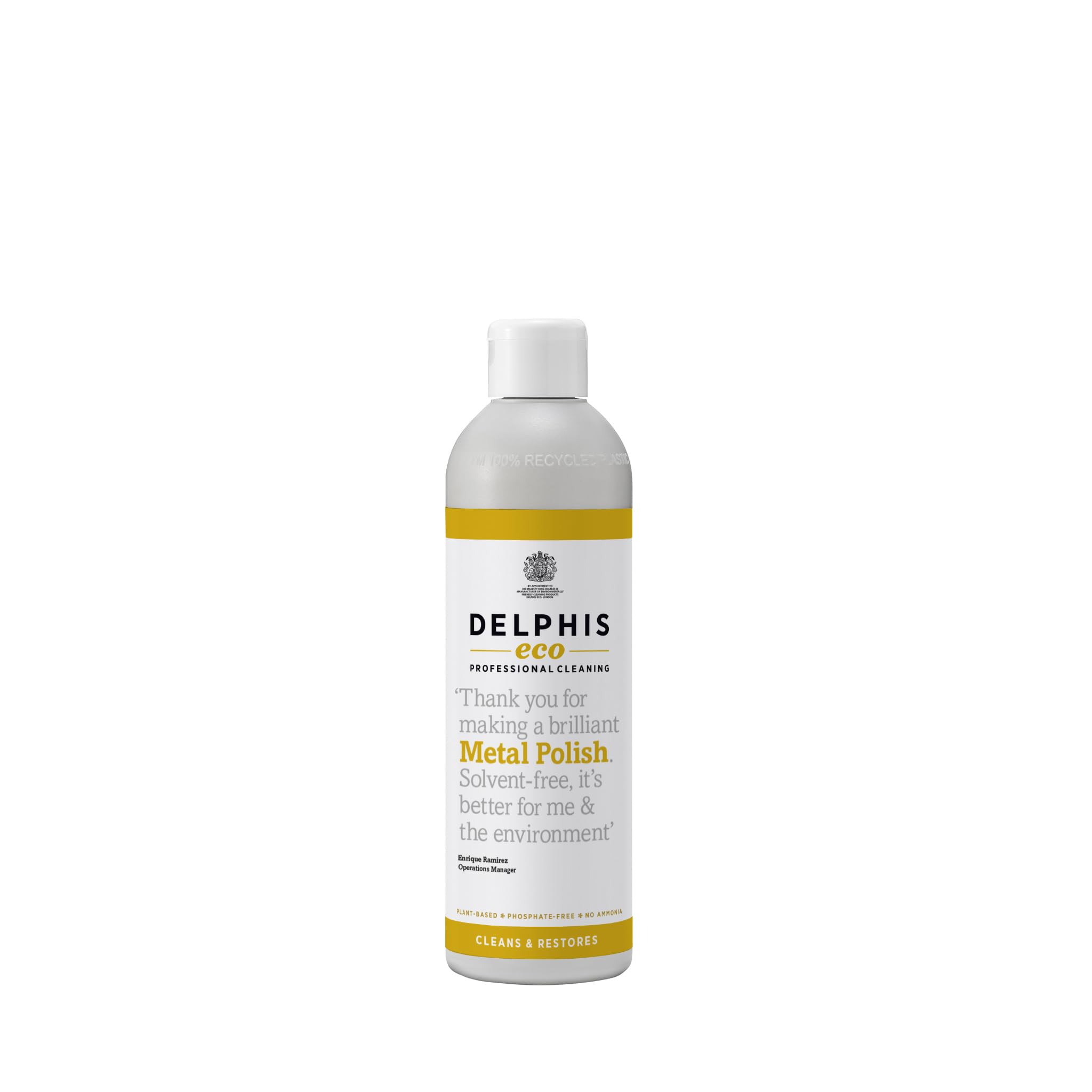 Delphis Eco Metal Polish Liquid 350ml | Multi Metal Polish Liquid | Easy to Use | Eco Friendly Metal Cleaner