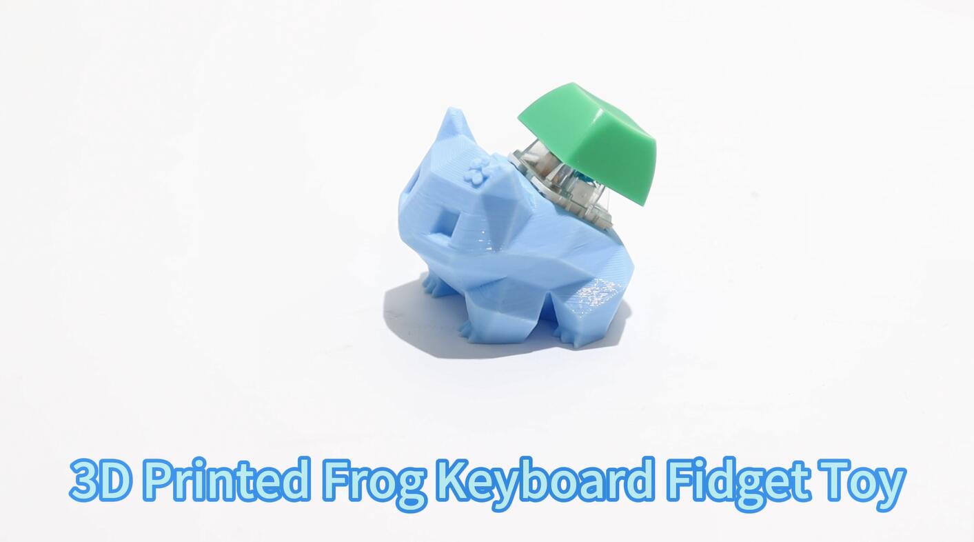 BOFEER Keyboard Fidget Keychain 4 Keys Keyboard Decompression Toys With LED Light Keyboard Clicker Toy DIY Button Stress Relief For Adult To Relief Stress Pass The Time