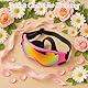 Wanmu hundebrille für kleine Rassen, UV-Schutz Hunde Sonnenbrille mit Verstellbaren Riemen, Winddicht Stylisch Haustier-Augenschutz für Autofahren, Outdoor-Aktivitäten Augenschutz(Rosa)