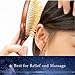 Pandora's Beauty Box The Golden Brush/Massage Brush/Hair Brush/Scalp Care/Gold/Scalp Massage Brush/Relax/ (small, 17.5cm)