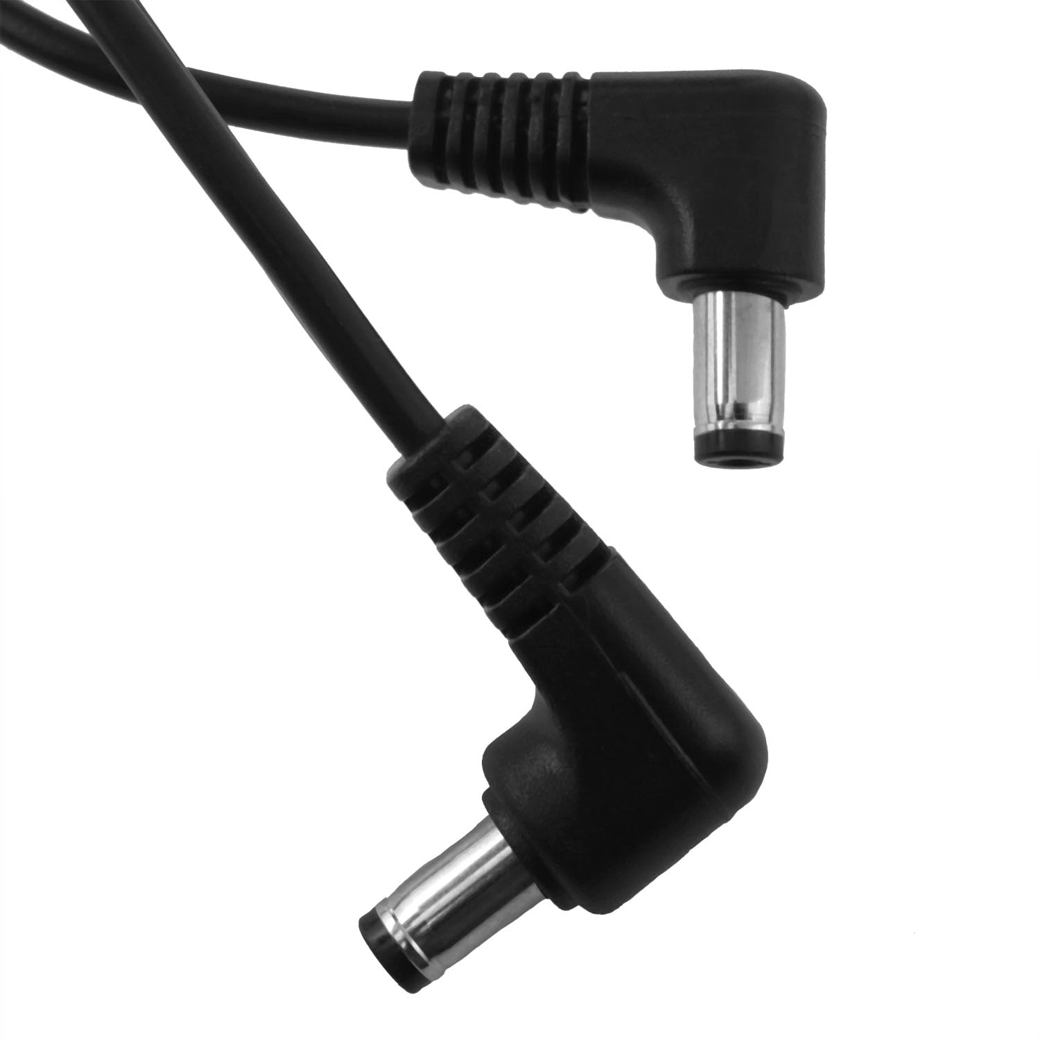 PIYANYO 1 to 2 Way Daisy Chain Cable Guitar Effects Pedal Power Separation Cable Adapter 9V Power Cord Black 1pcs
