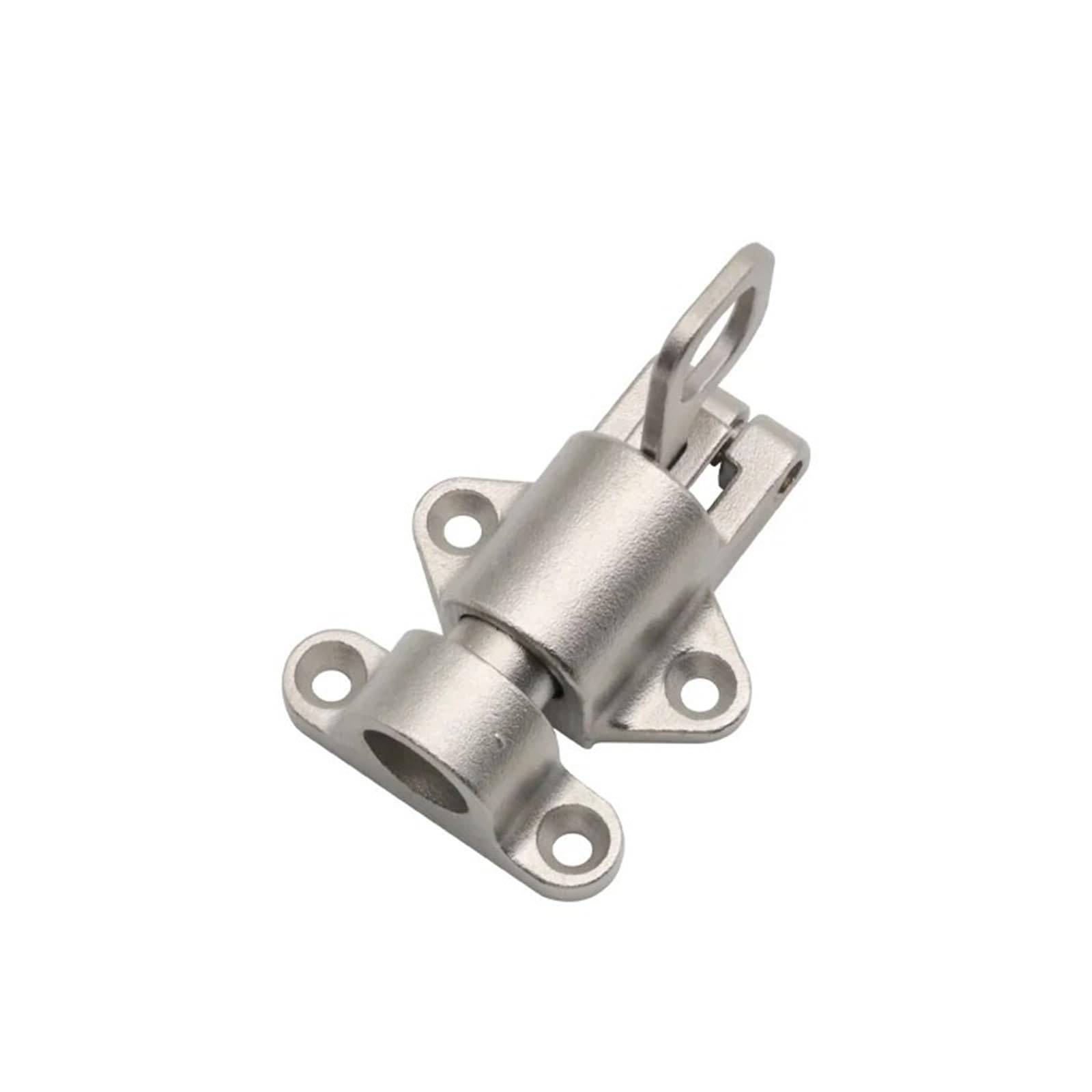 WPOIYHGBY Industrial Machinery Equipment Door Hardware Accessories 304 Stainless Steel Spring Automatic Pin Aircraft Lock 1Pcs(Front-Brushed-1)