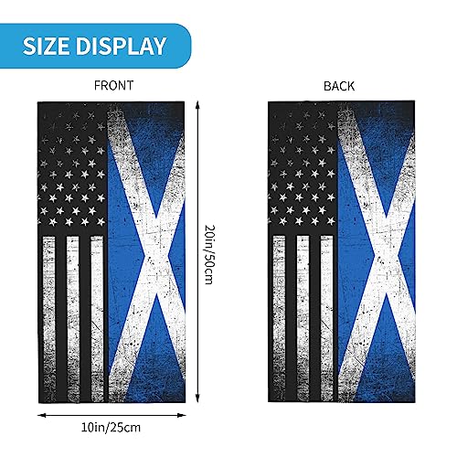 Image of 4Pcs Magic Headwear Neck Gaiter Tube Scarf Headbands Bandana Balaclava for Outdoor Running Cycling Skating Work Out