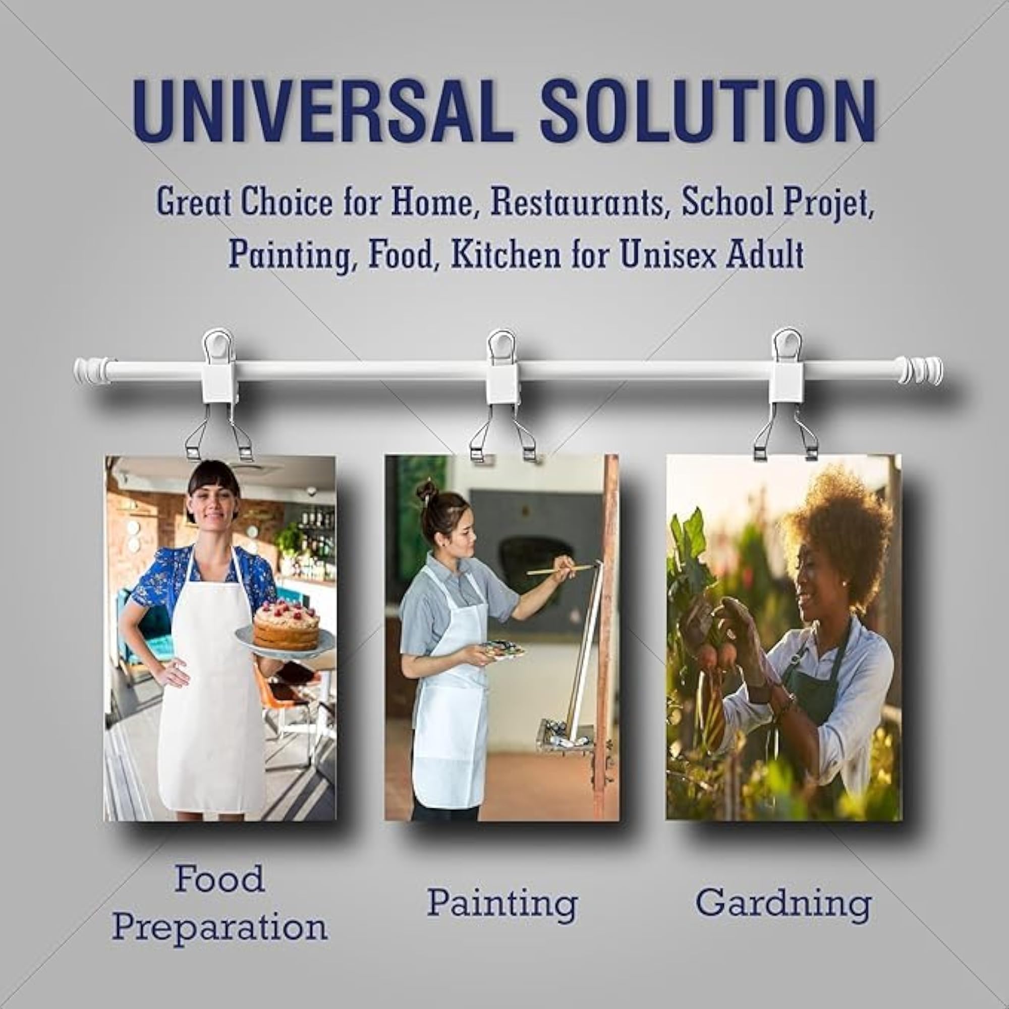Non-Woven Disposable Protective Apron for Kitchen Use