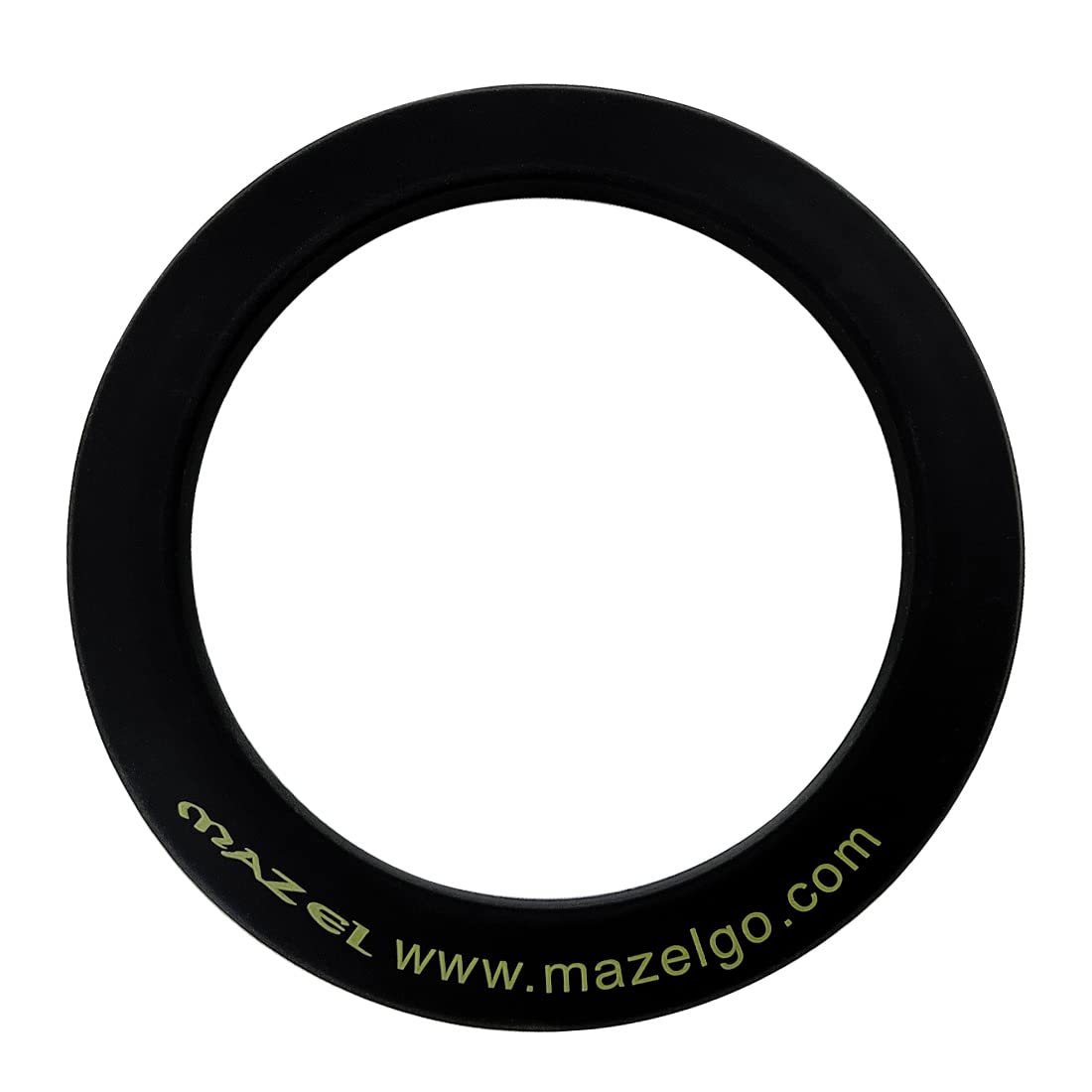 MAZEL Rubber Golf Putting Rings for All Direction Putting Practice,Training Golf Putters Cup Indoor&Outdoor (Black)