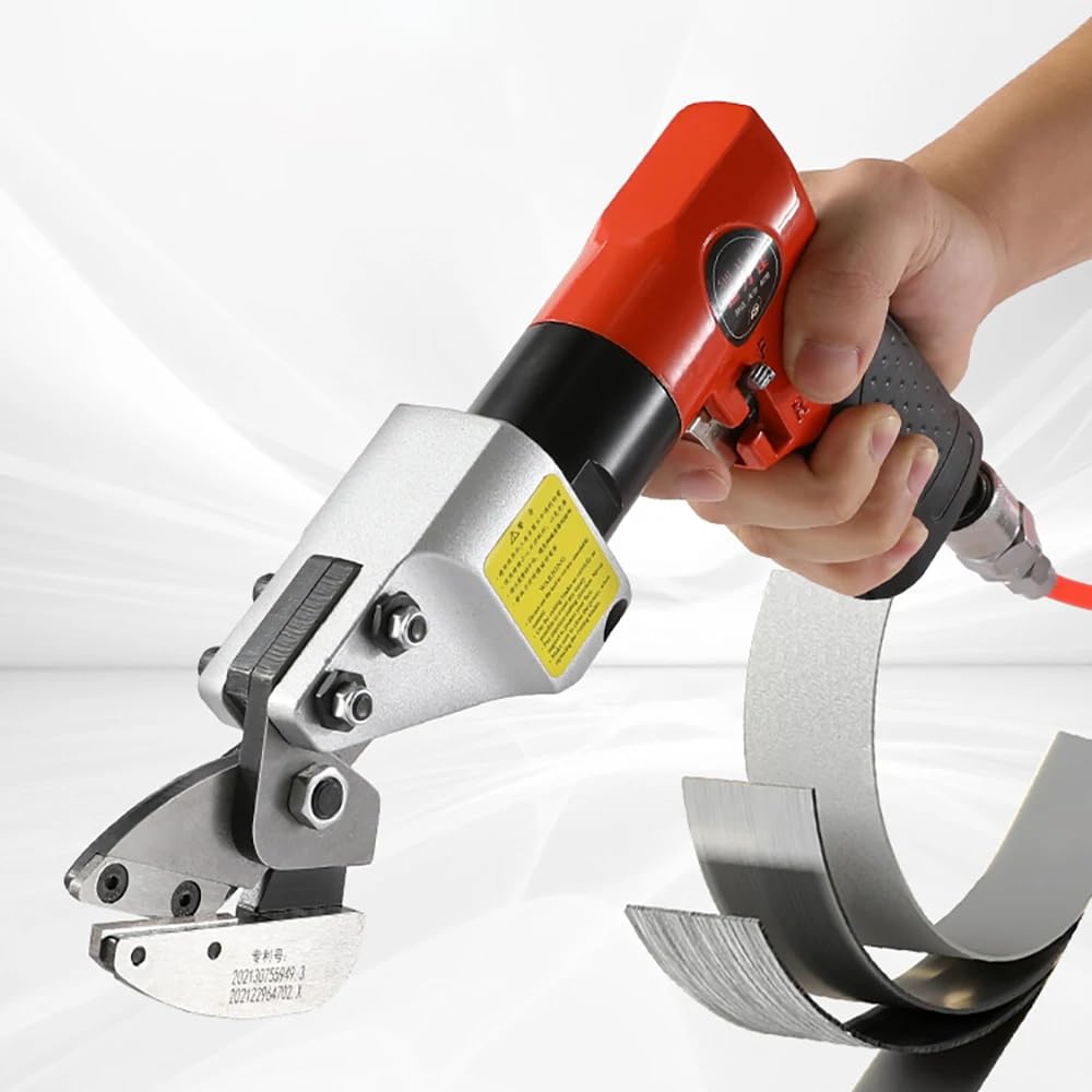 Pneumatic Scissors, Powerful 0.8MM Thickness Stainless Steel Plate Cutter 2000RPM Iron Sheet Diamond Mesh Air Cutting Tools