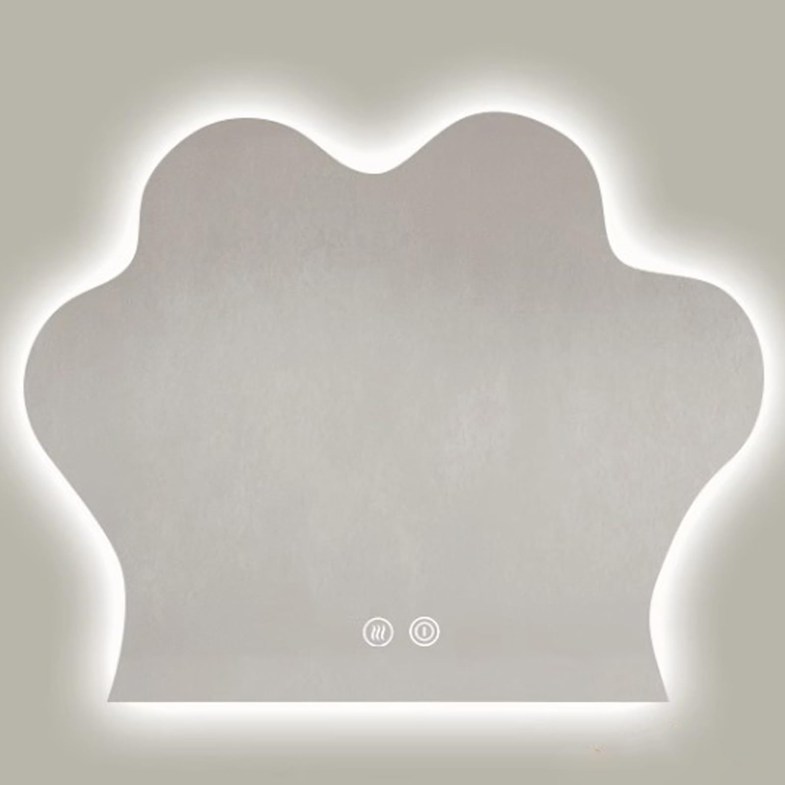 Miroir anti-buée pour salle de bain moderne avec éclairage LED chic