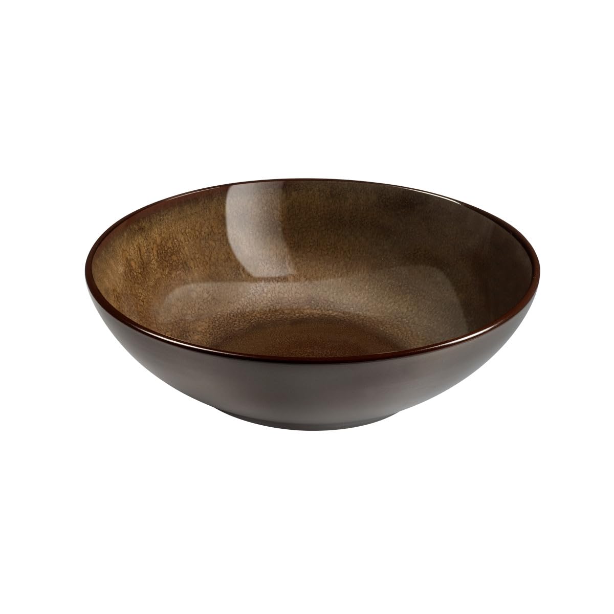 Médard de Noblat - Assiette salade et pâtes - D18 cm - Feeling - Grès - Lot de 6 - Bronze