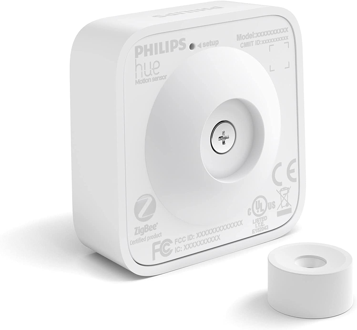 Philips Hue Bewegungsmelder Indoor, Tageslichtsensor für smarte Beleuchtung, automatische Lichtsteuerung bei Bewegung für EIN sicheres Zuhause, weiß