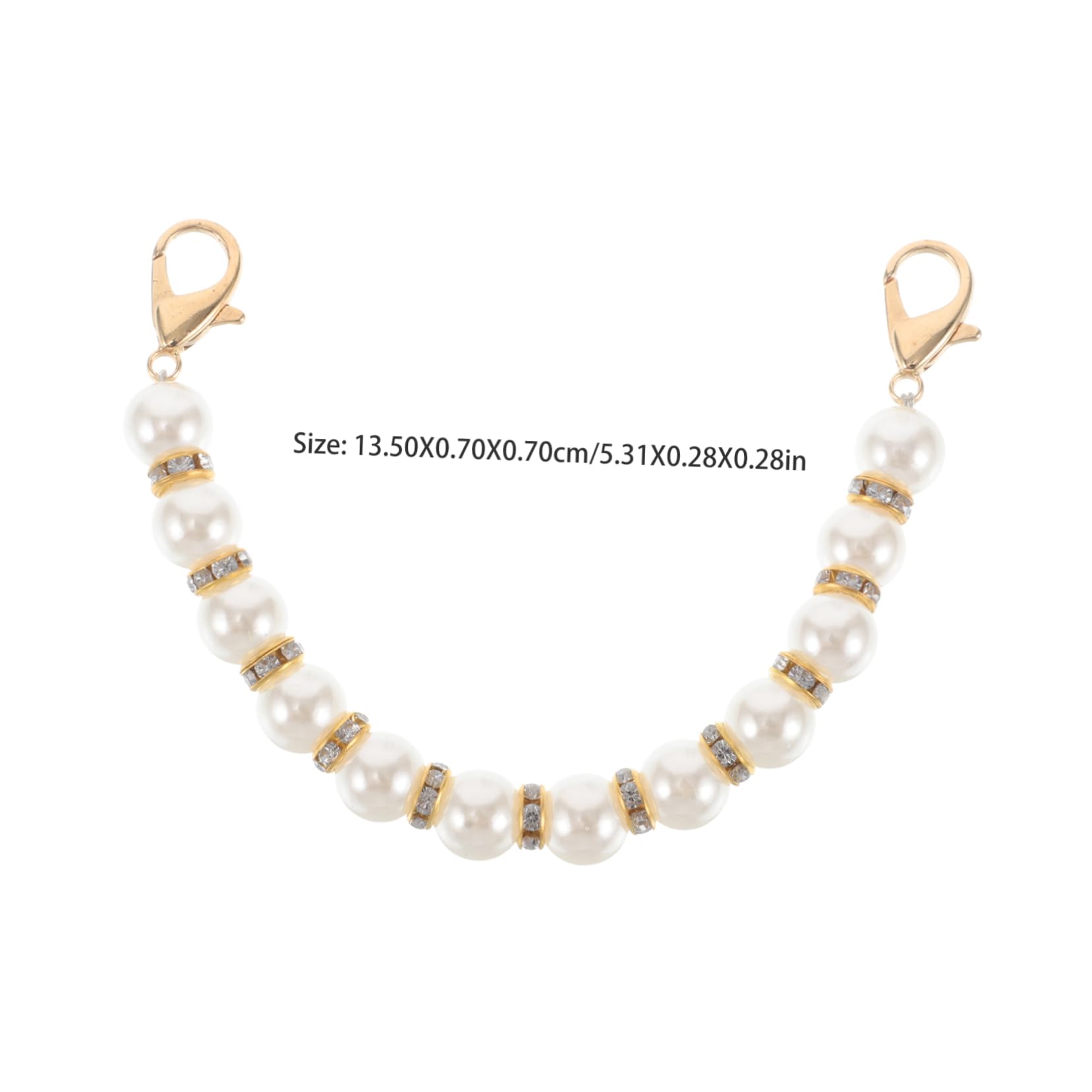 NOLITOY Elegant Pearl Shoe Laces Kit for Women Sandals Straps Buckle Straps Set