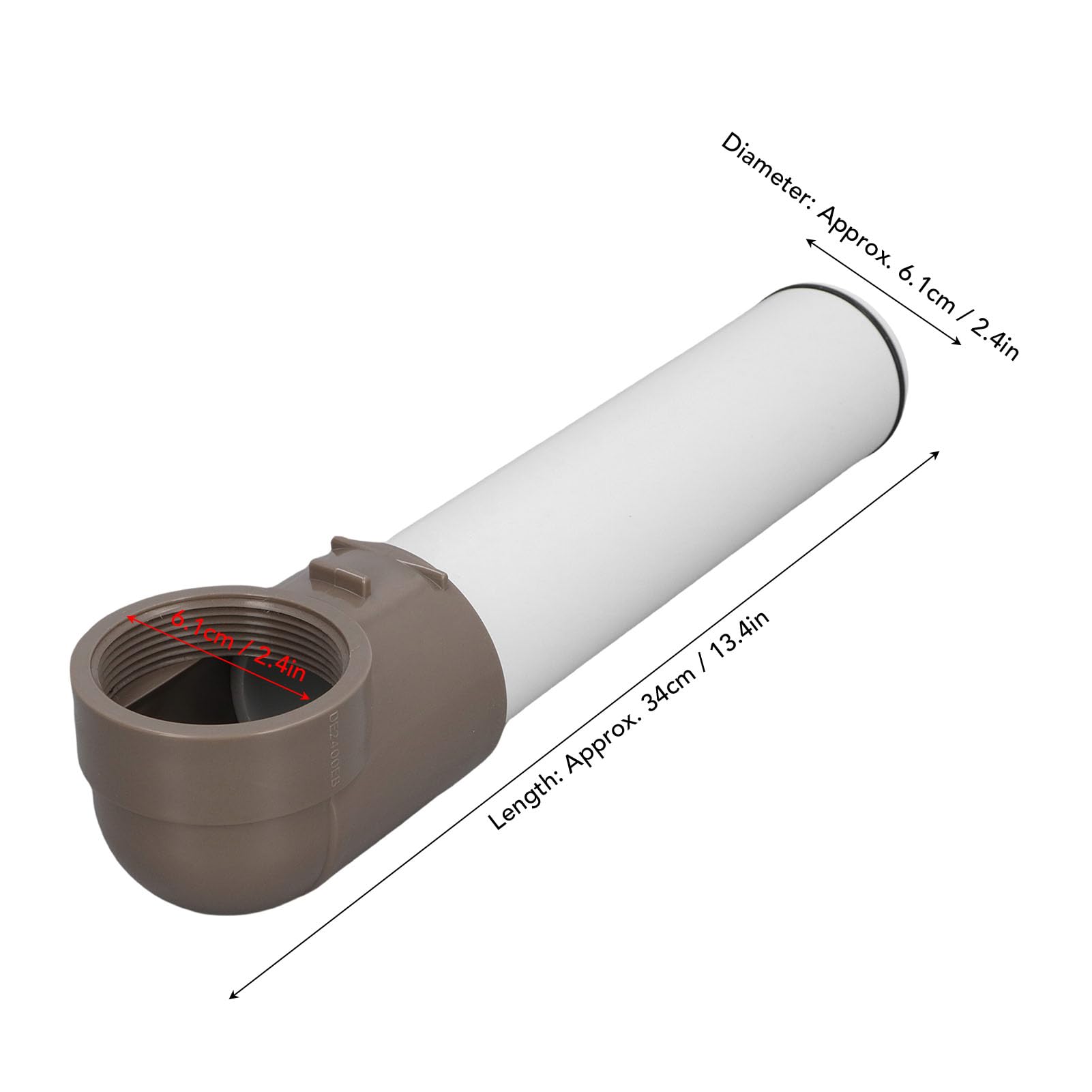 Coude de Sortie Solide et Durable pour Filtre DE4820 avec Joint