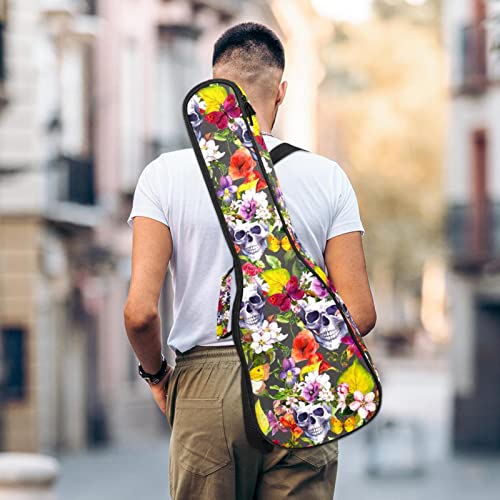 Housse pour ukulélé Jour des morts Crâne en sucre avec fleurs Housse pour ukulélé soprano ténor Concert 68,4 cm… - Les Beatles, Paul McCartney, John Lennon, RIngo Starr, George Harrison Housse pour ukulélé Jour des morts Crâne en sucre avec fleurs Housse pour ukulélé soprano ténor Concert 68,4 cm… – Image 6