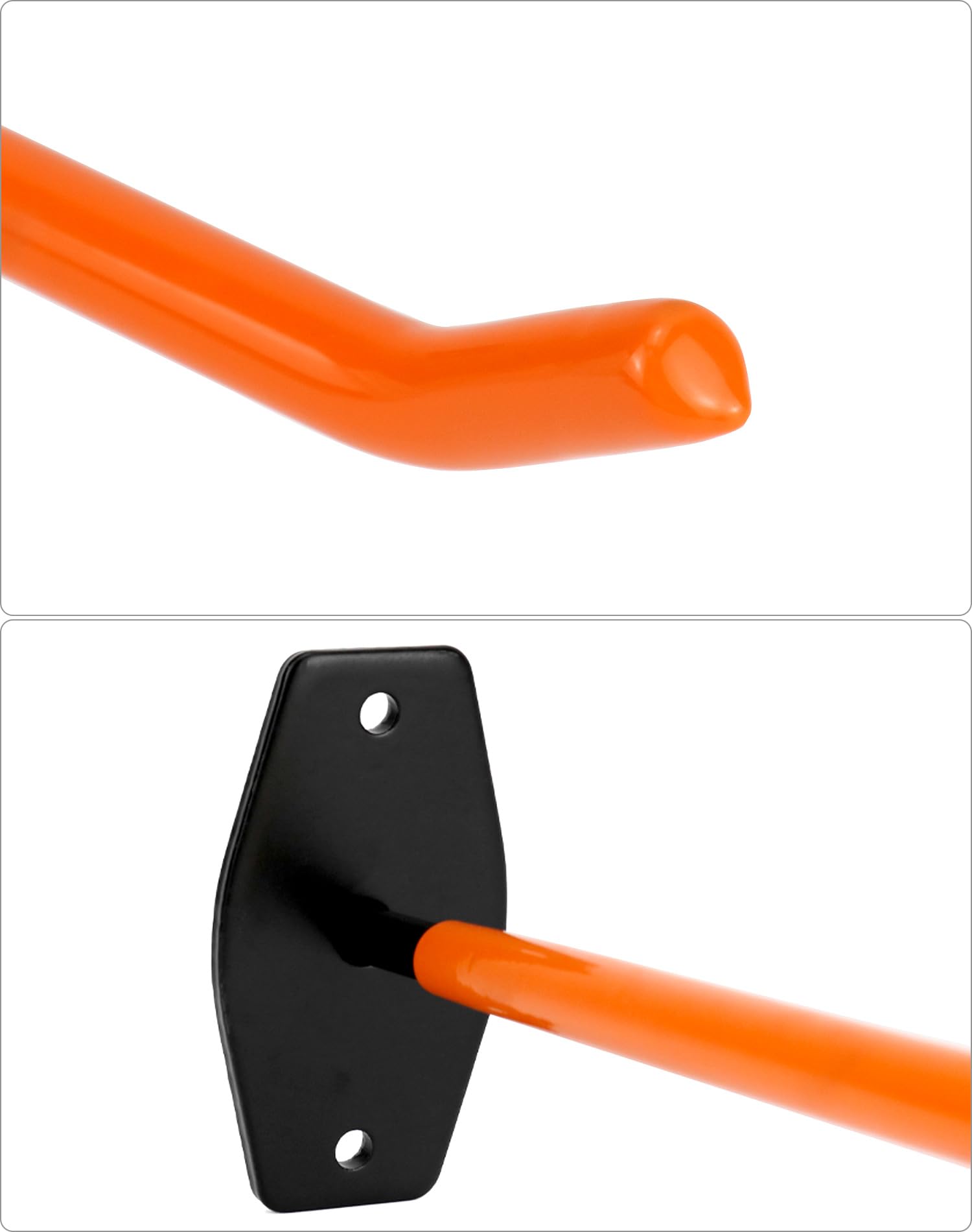 QWORK® Supporto da Parete per Pneumatici da 4 Pezzi, Porta gomme Auto da Garage, Adatto per l'organizzazione di Garage, deposito di Pneumatici