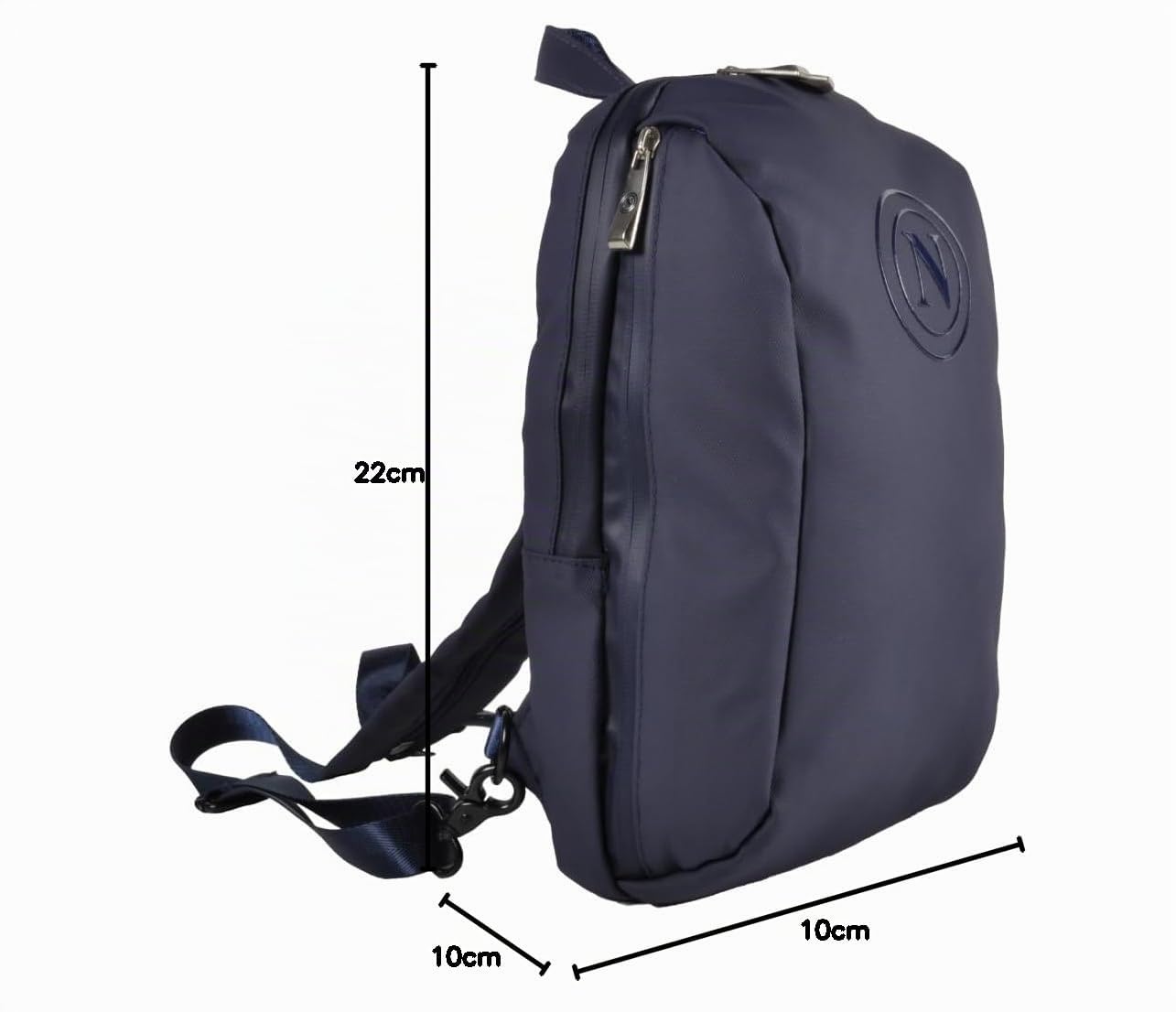 123459, Borsello Unisex-Adulto, Blu, 22x33x10 cm