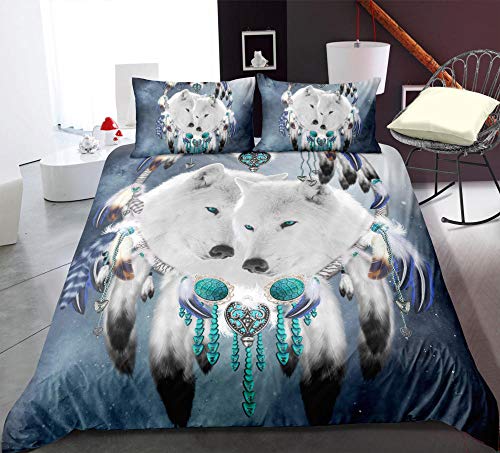 Housse de couette lavable 3D grand format traitement anti-rides intérieur - 2