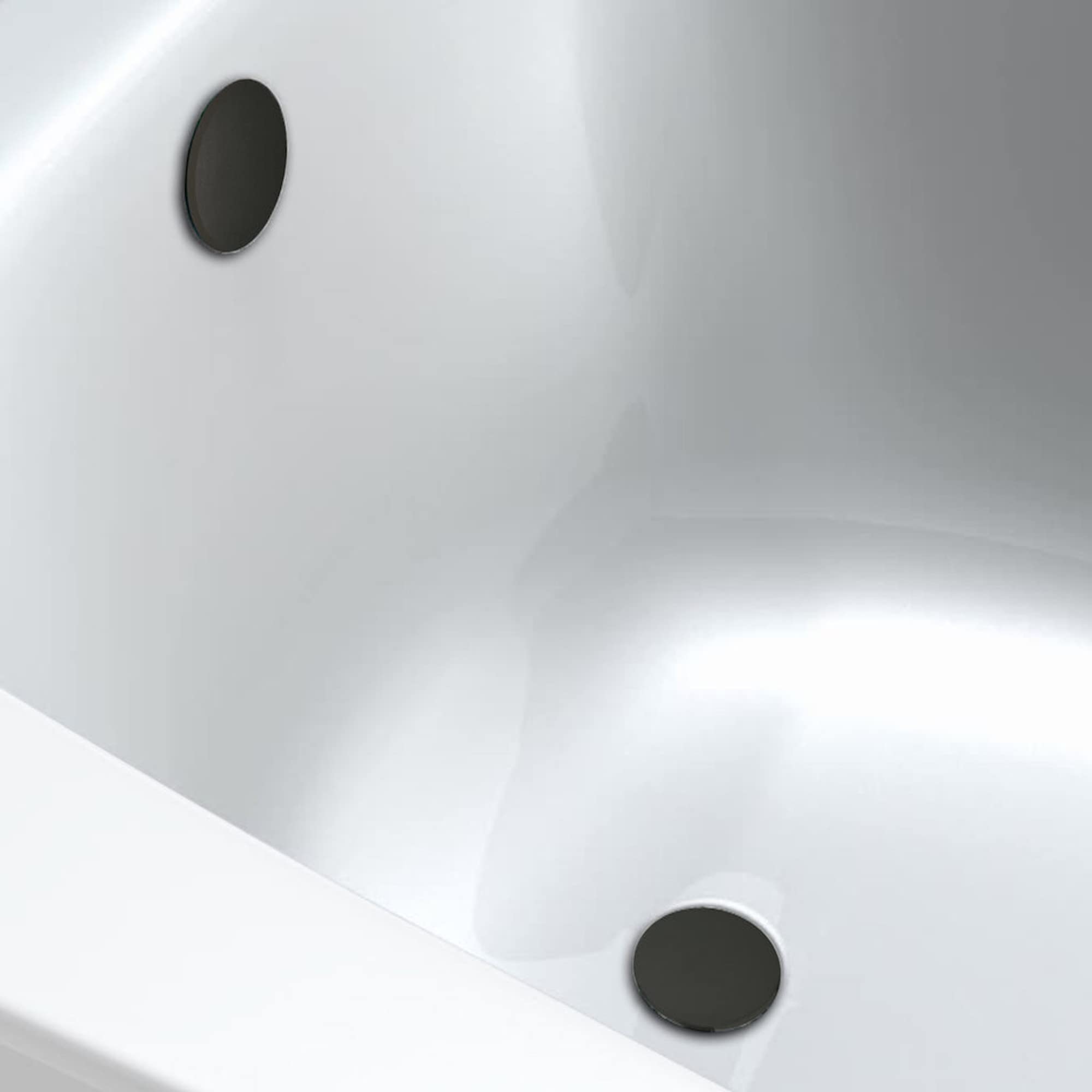 ENKI W35 - Scarico per vasca da bagno con troppopieno design moderno e contemporaneo