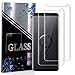 Produktbild für Samsung Galaxy S9 Panzerglas Schutzfolie [2 Pack] [9H Härte] [Blasenfreie] [3D transparentes HD-Glas] Full Coverage Displayschutzfolie für S9