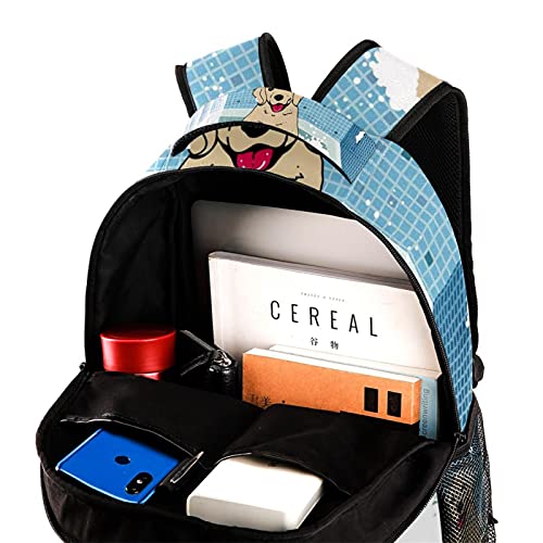 Sac à dos durable carlin au design multicolore résistant pour étudiants