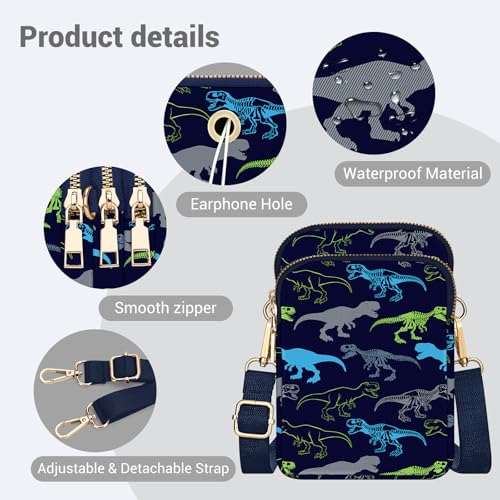 Image of YINHEXI Small Crossbody Bags for Women, Mini Cell Phone Wallet Purse, Shoulder Bag for Women and Men