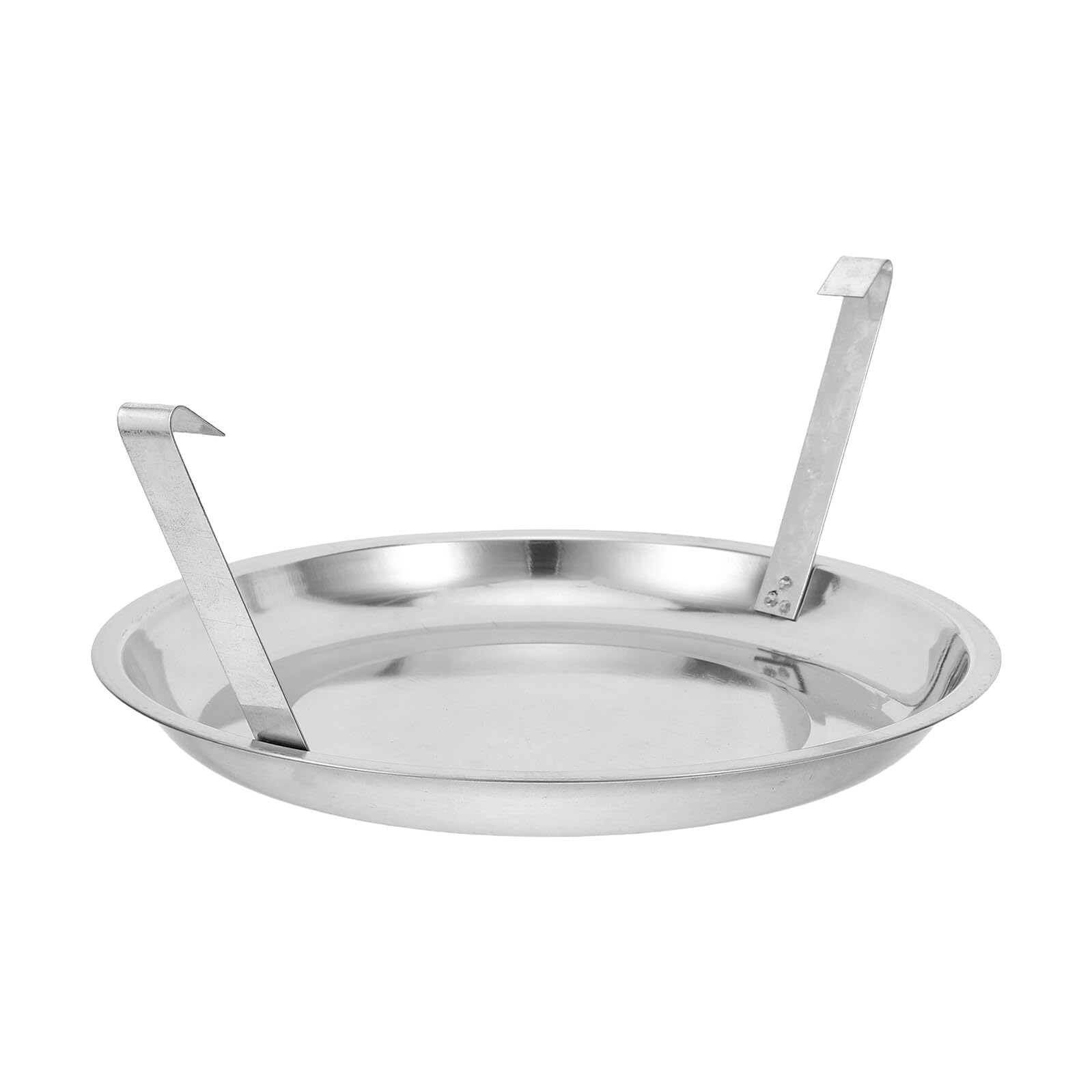 TOYANDONA Cassetto Raccogli Cenere in Metallo per Barbecue a Carbone 27 Cm, Posacenere Resistente al Calore, Facile da Pulire e Compatto per Campeggio e Grigliate All’aperto