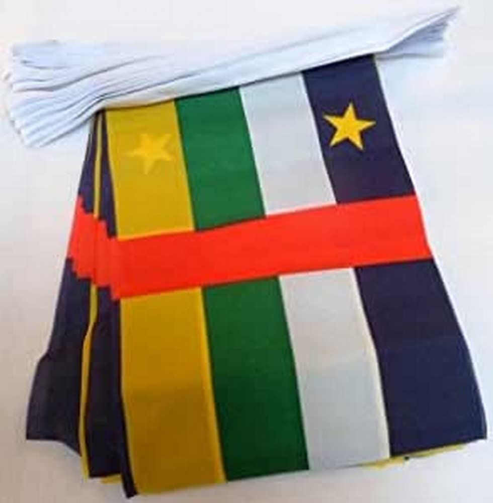 AZ FLAG Guirnalda 6 Metros, 20 Banderas de Ecuador 21x15 cm, Bandera Ecuatoriana 15 x 21 cm - Banderines — view 52