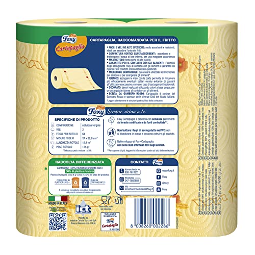 Foxy Asciugatutto Raccomandato per il Fritto