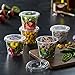 Pantry Value 5.5 oz Jello Shot Cups with Lids [100 Count] Clear Disposable Plastic Portion Containers for Snacks, Sides, Meal Prep & Sauces - Durable, Stackable, Leak-Resistant
