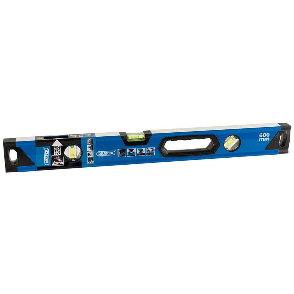 Draper Box Section Level With Side View Vial, 600Mm