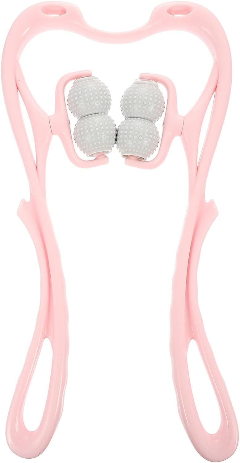 ZDQTRA neck deep tissue relaxer massager with 4 ball, manual neck back and leg wrist rolling trigger point pain relief massager(1 pcs/multi color) ZDQTRA neck deep tissue relaxer massager with 4 ball, manual neck back and leg wrist rolling trigger point pain relief massager(1 pcs/multi color)