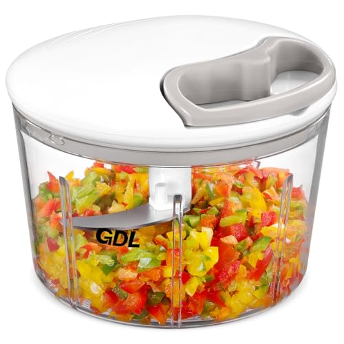 Image of GDL Food Chopper, Vegetable Chopper, Pull String Onion Chopper Dicer, 800ML