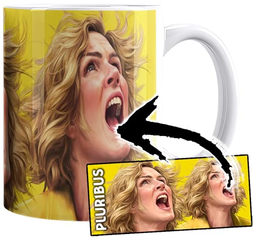 Pluribus Rhea Seehorn Tasse Keramikbecher Mug für 12,99 EUR bei amazon.de Bild: Pluribus Rhea Seehorn Tasse Keramikbecher Mug für 12,99 EUR bei amazon.de