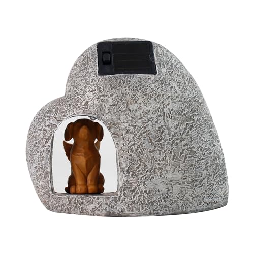 Pierre commémorative chien solaire pour surmonter la perte - 8