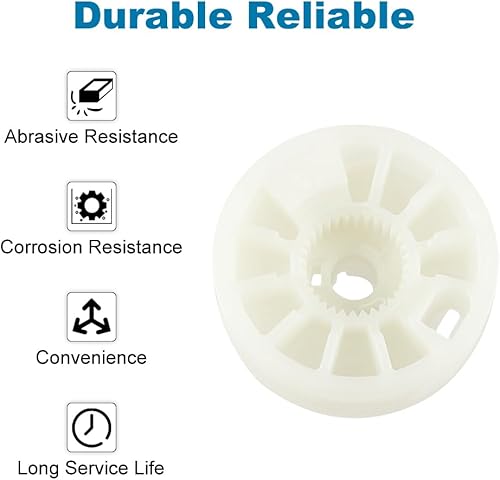 Miniatura 5 de Carrete de tambor para elevalunas, 4 unidades, piñones compatibles con Kia Optima Sportage Hyundai Tucson 2016-2021, universales para ventanas